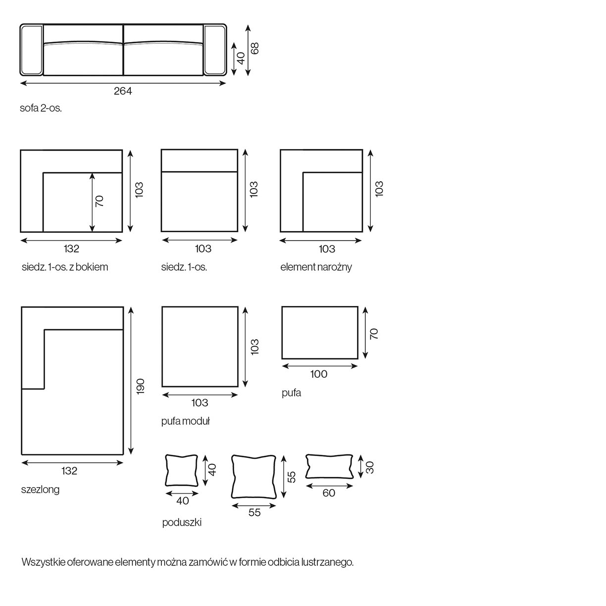 Narożnik modułowy Sewilla - obrazek 2