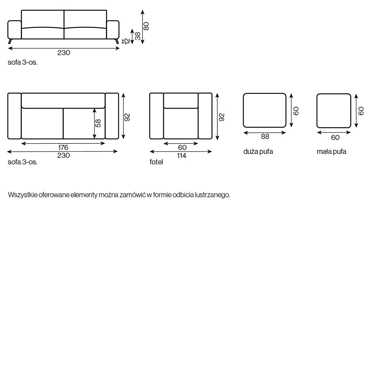 Sofa Lorena - obrazek 2