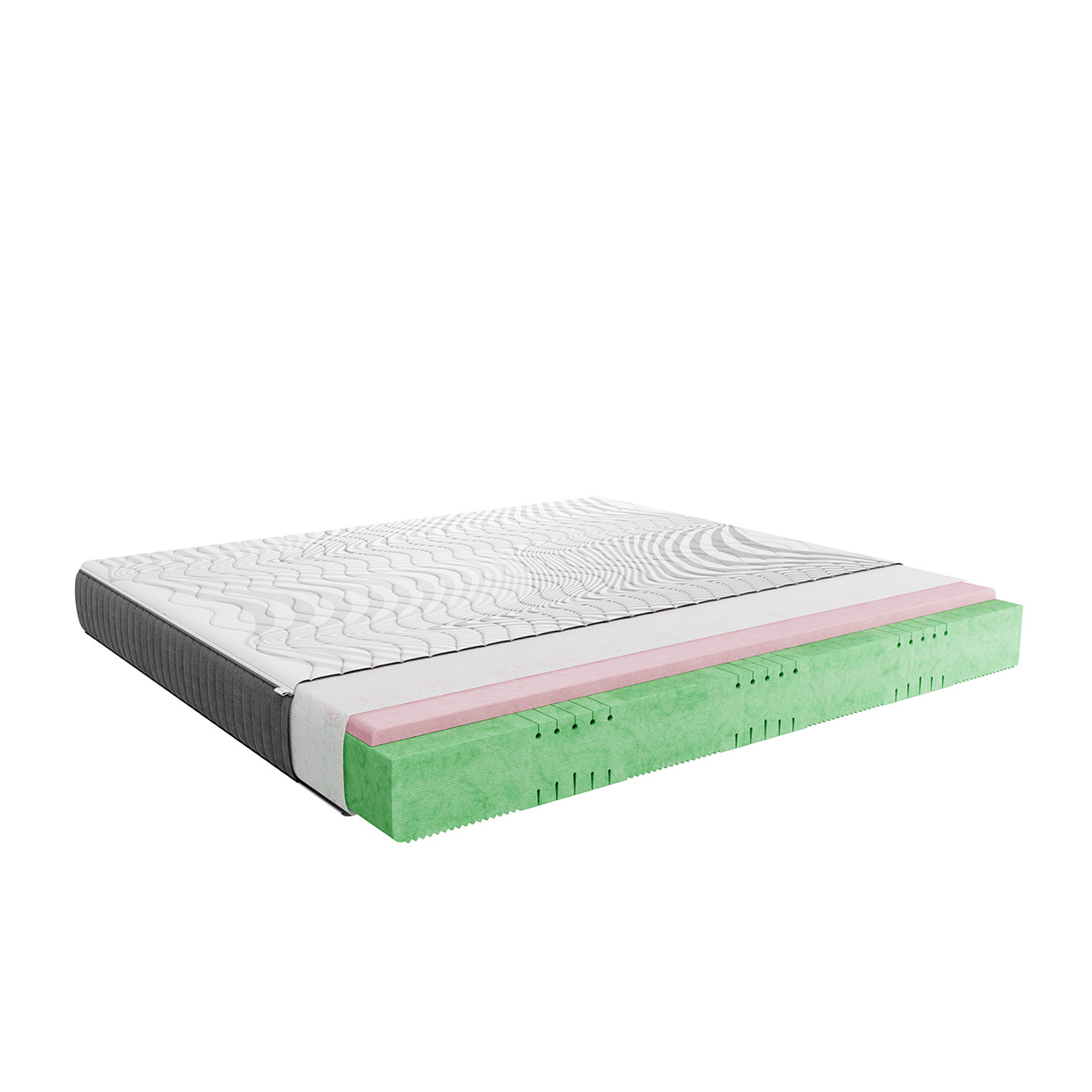 Materac Viscoflex średnio twardy 180x200