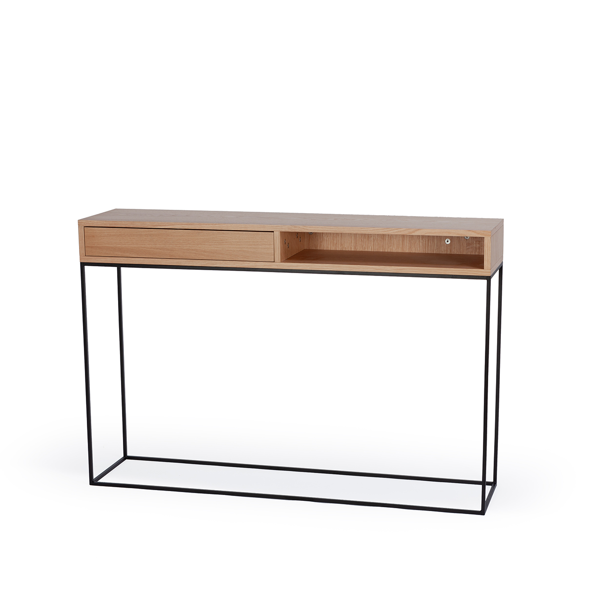 Konsola STAM z szufladą naturalny dąb