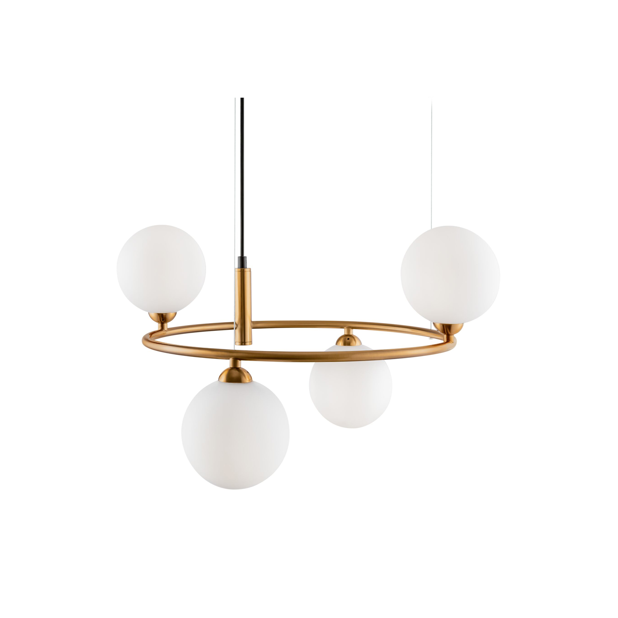 Lampa wisząca Ring 4 mosiądz