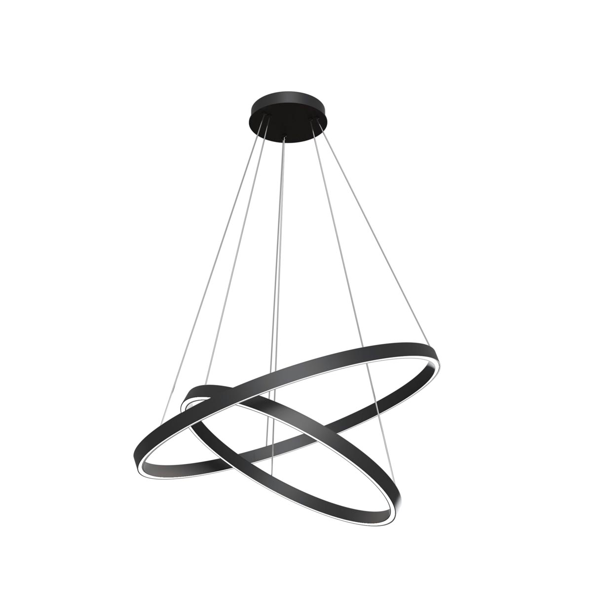 Lampa wisząca Rim czarny