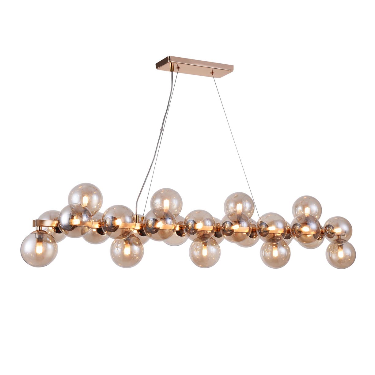 Lampa wisząca Dallas złoty