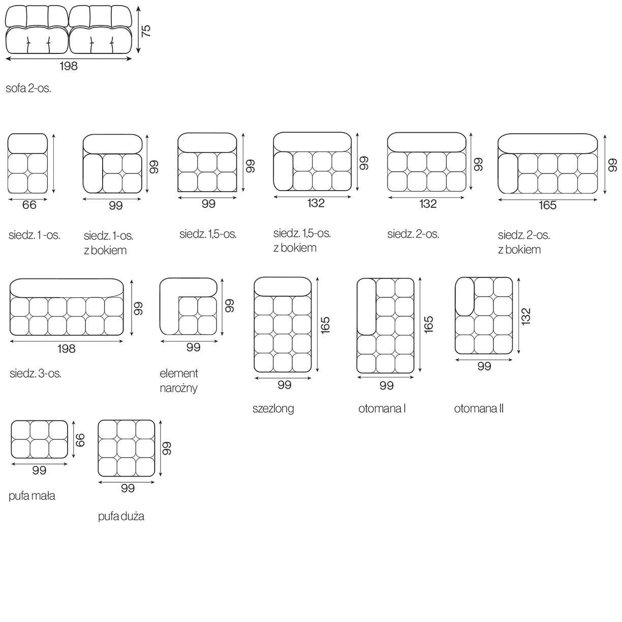 Narożnik modułowy Cloud - obrazek 2