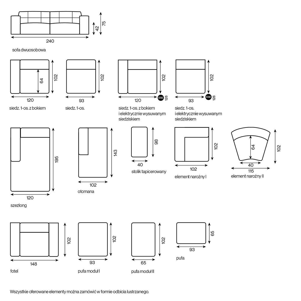 Sofa Prato - obrazek 2